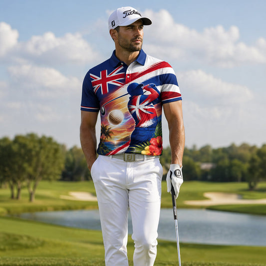 Hawaii Flag Tropical Golfer Custom Name Polo Sunset GIA26042103_5.jpg
