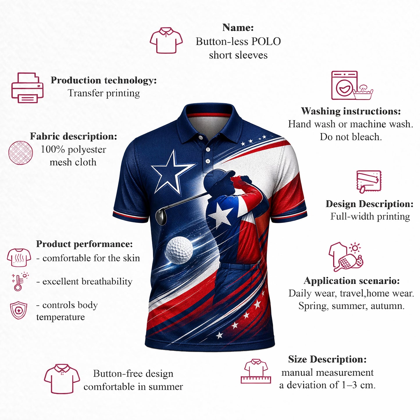Custom Name Patriotic Texas Golfer Star Stripe Polo GIA26042107_4.jpg