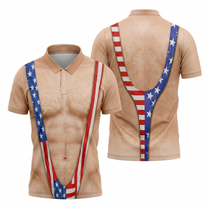 Hairy Body Funny Custom Shirt Patriotic Golf Shirt, 250th Anniversary 4th Of July Golf Shirts For Men Gemini_Generated_Image_c1s692c1s692c1s6.png