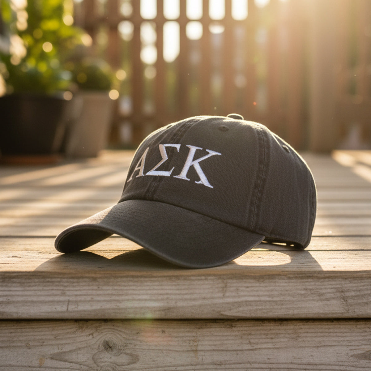 Basic Embroidered Sorority Hat / Greek Letter Dad Hat / Big Little Basket Family Gift / Bid Day Bag Gift / Customizable Sorority Hat