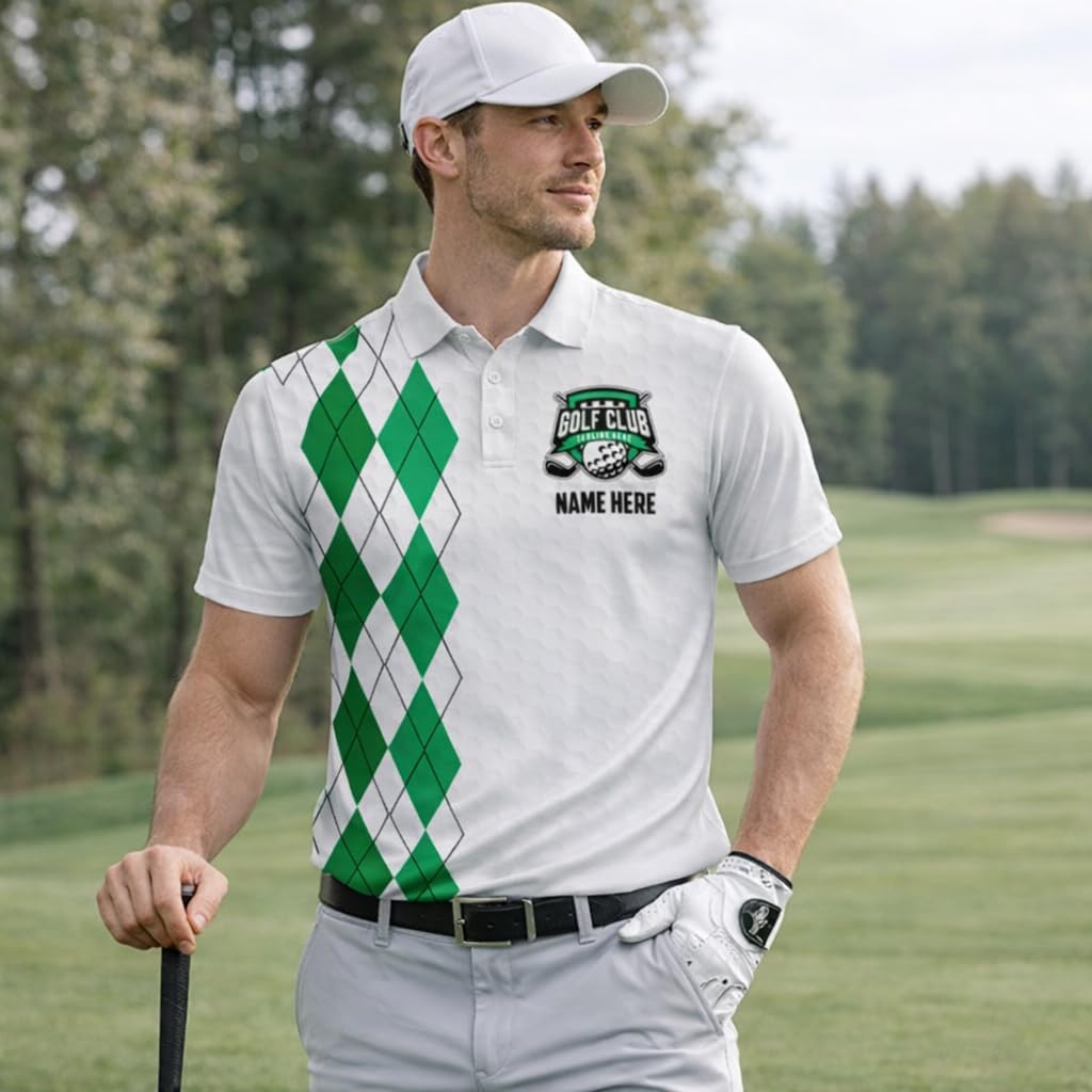 Custom Pickleball Polo Shirt Funny Pickle Character