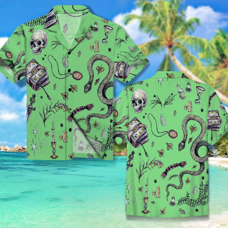 HP House - Personalized All Over Print Hawaiian Shirt - Movie HPHuose.3banner-min.jpg