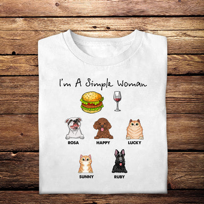 I Am A Simple Woman - Personalized Apparel - Gift For Dog Lovers IAmASimpleWoman-4.jpg