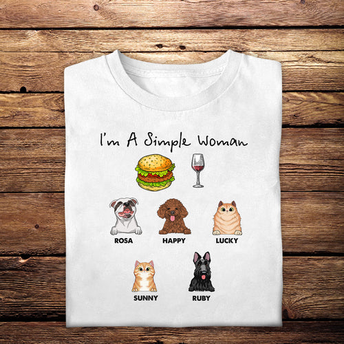 I Am A Simple Woman - Personalized Apparel - Gift For Dog Lovers IAmASimpleWoman-4.jpg