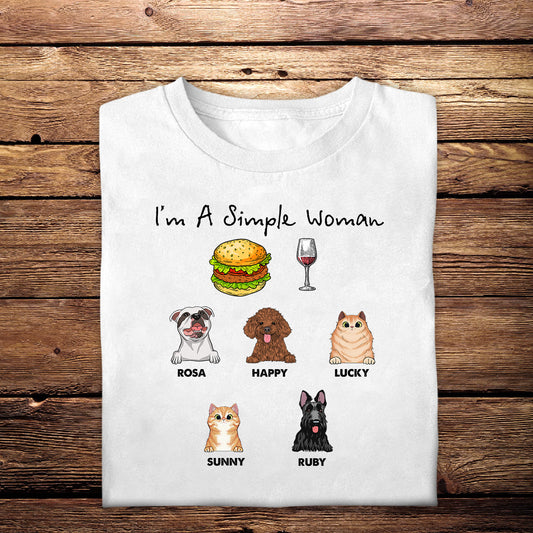 I Am A Simple Woman - Personalized Apparel - Gift For Dog Lovers IAmASimpleWoman-4.jpg