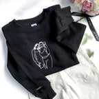 Embroidery Sexy Girl Mirror Selfie - Custom Photo Embroidered T-shirt - Gift For Girlfriend IMG_0488.jpg?v=1742187617
