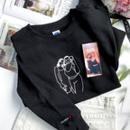 Embroidery Sexy Girl Mirror Selfie - Custom Photo Embroidered T-shirt - Gift For Girlfriend IMG_0489.jpg?v=1742187617