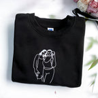 Embroidery Sexy Girl Mirror Selfie - Custom Photo Embroidered T-shirt - Gift For Girlfriend IMG_0496.jpg?v=1742187617