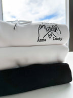 Besties Promise Hand - Personalized Embroidered Apparel - Gift For Friends, Bestie, Birthday IMG_6474.jpg?v=1743397405