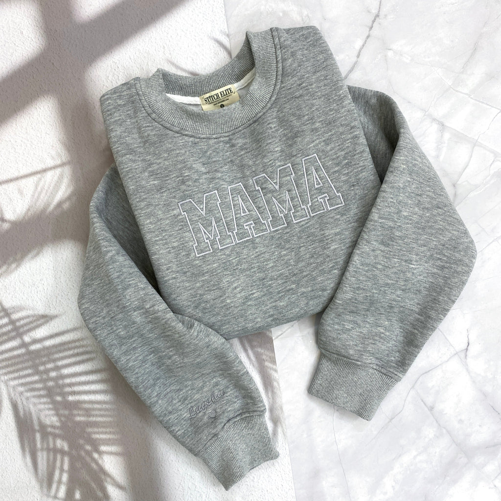 Mama Embroidered Sweatshirt, Custom Mama Shirt With Date, Est Year Shirt, Gift For New Mom, Mother's Day Gift IMG_E1430.1_48568509-2ab4-4211-8c85-6d1171623598.jpg