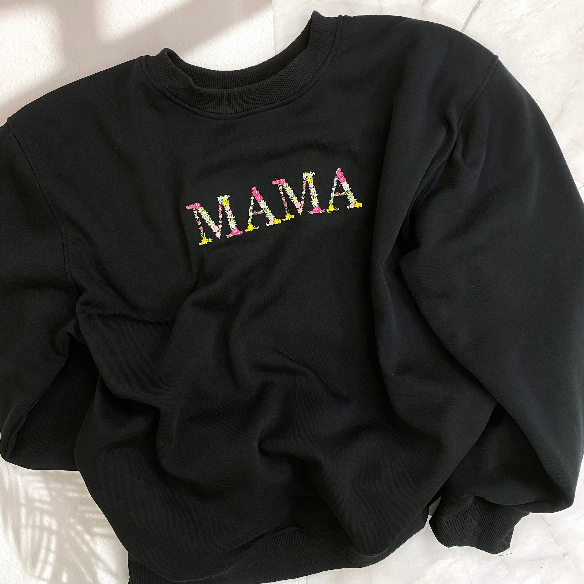 Colorful Flower Mama - Personalized Embroidered Apparel - Gift For Mother IMG_E1444.1_b1116ed1-6a3d-4a87-ac96-9f8f5aa5cfca.jpg?v=1742187634