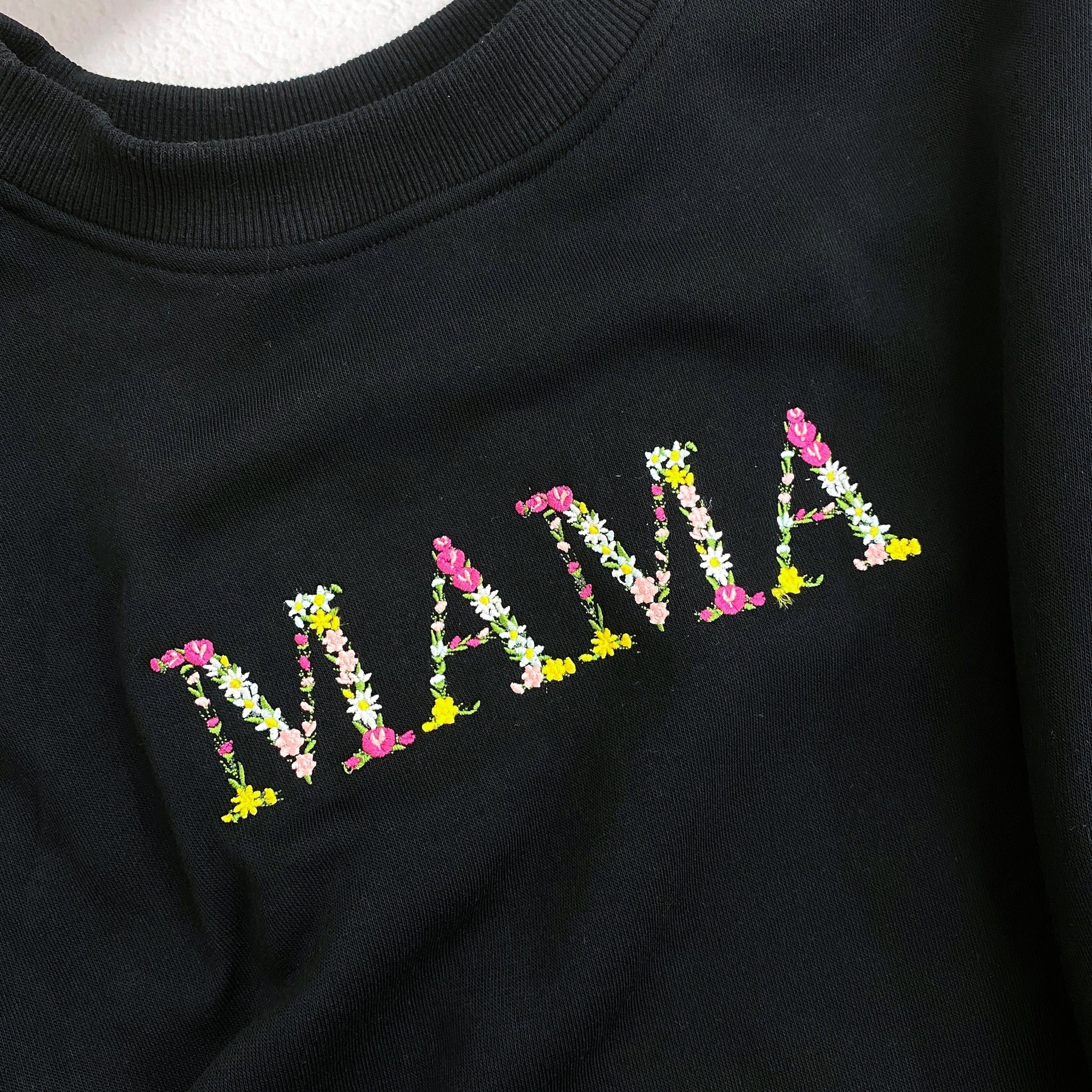 Colorful Flower Mama - Personalized Embroidered Apparel - Gift For Mother IMG_E1446.1_1312fc25-3352-4459-8ff2-7777dfa1707a.jpg?v=1742187635