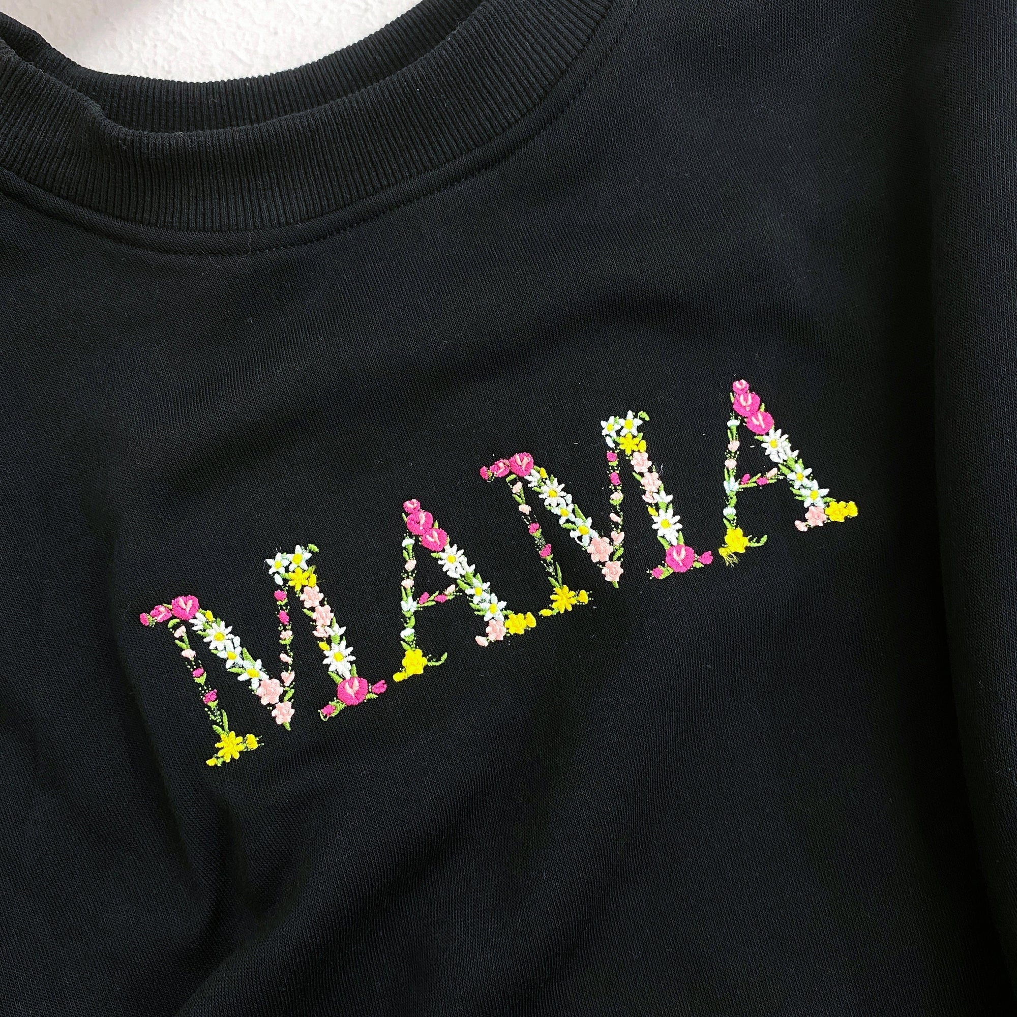 Colorful Flower Mama - Personalized Embroidered Apparel - Gift For Mother IMG_E1446.1_1312fc25-3352-4459-8ff2-7777dfa1707a.jpg?v=1742187635