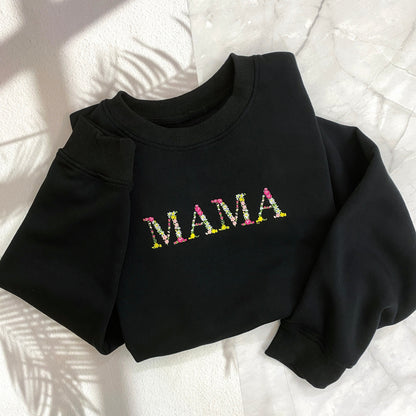 Colorful Flower Mama - Personalized Embroidered Apparel - Gift For Mother IMG_E1447.1_ff3a6f6d-018c-4fe5-9d6a-47382f4912b2.jpg?v=1742187635