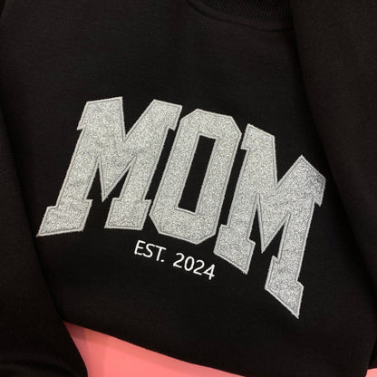 MAMA Glitter Applique Embroidered Shirt IMG_E2014.1.jpg