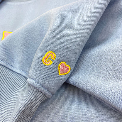 Mama Glitter Est Year Custom Kid Name Embroidered Shirt IMG_E2019.1.jpg