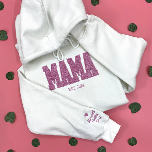 Mama Glitter Est Year Custom Kid Name Embroidered Shirt IMG_E2084.1.jpg