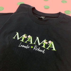 Mama Embroidered Fall Floral - Personalized Embroidered Apparel - Gift For Mother, Grandma, Sister IMG_E3518.1.jpg