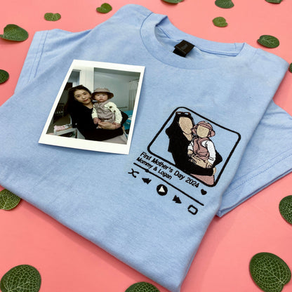 Personalized embroidered custom your own photo shirt - Handmade shirt IMG_E4292.1.jpg