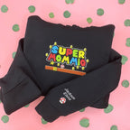 Super Mommio With Kids Name Embroidered Shirt IMG_E4341.jpg