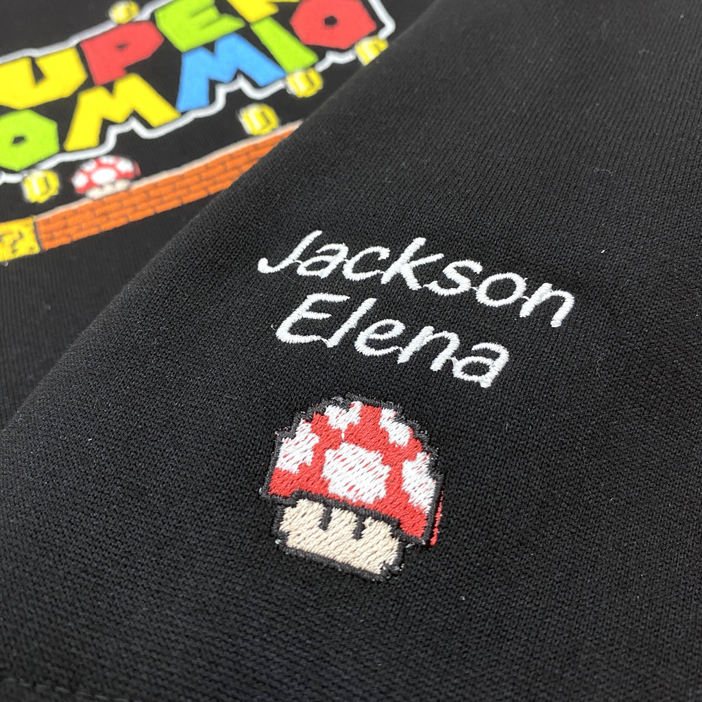 Super Mommio With Kids Name Embroidered Shirt IMG_E4343.jpg