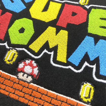 Super Mommio With Kids Name Embroidered Shirt IMG_E4345.jpg