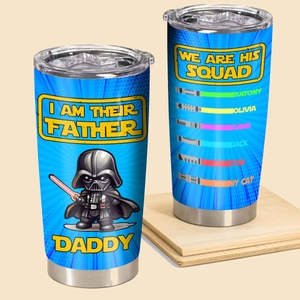 Personalized T-Shirt For Dad - I Am Their Father - Dad - Daddy - Papa - Customized Apparel Gifts For Father's Day Birthday Anniversary T-Shirt For Dad Imtheirfathertumbler.png