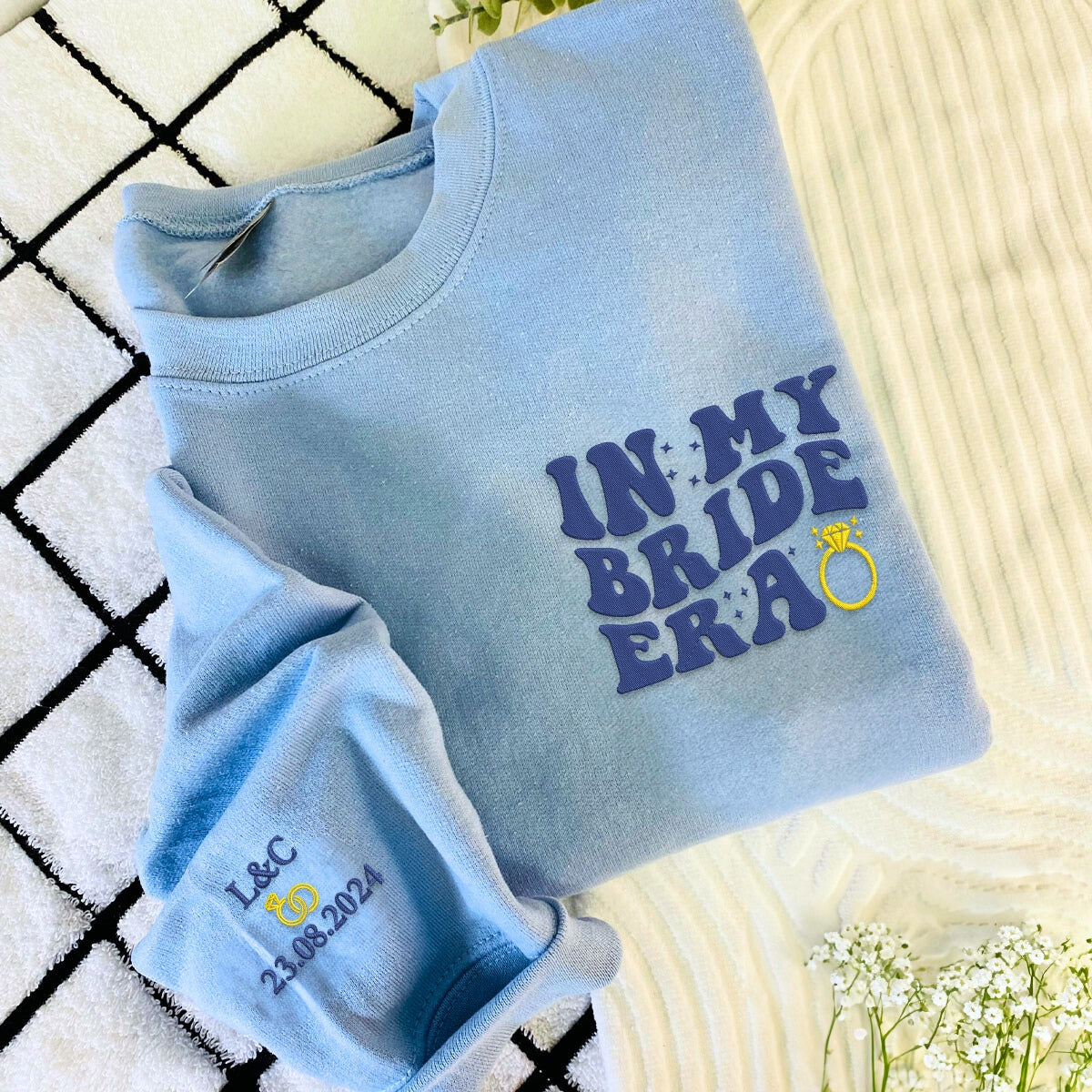 Embroidered In My Bride Era Sweatshirt or Hoodie, Bridal and Engagement Sweatshirt Crewneck, Wedding gift, Honey moon Shirt In-My-Bride-Era-Sweatshirt_3_5000x_d6738324-c90e-4982-a225-f8b717076f2a.jpg