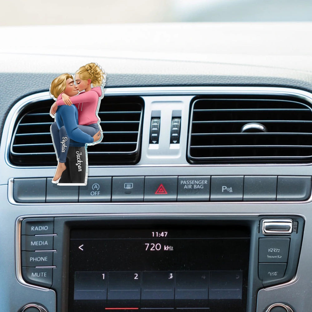 Kissing Couple 3D Effect - Personalized Acrylic Car Vent Clip KissingCouple3DEffect-PersonalizedAcrylicCarVentClip-AT1943-NAH5322-MK-1.jpg