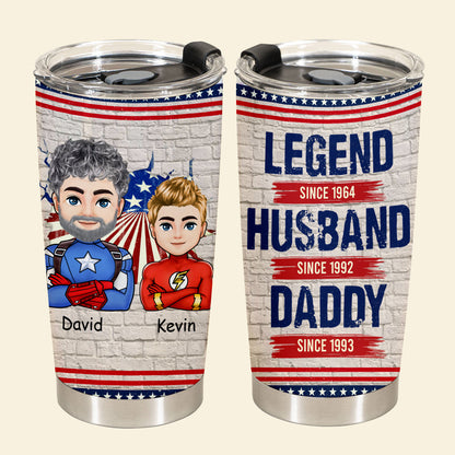 Legend Husband Daddy Grandpa - Personalized Tumbler - Gift For Grandpa, Papa, Father's Day LEGEND_2.jpg