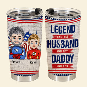 Legend Husband Daddy Grandpa - Personalized Tumbler - Gift For Grandpa, Papa, Father's Day LEGEND_2.jpg