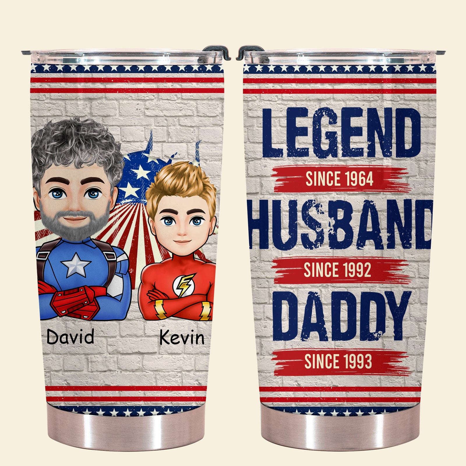 Legend Husband Daddy Grandpa - Personalized Tumbler - Gift For Grandpa, Papa, Father's Day LEGEND_3.jpg