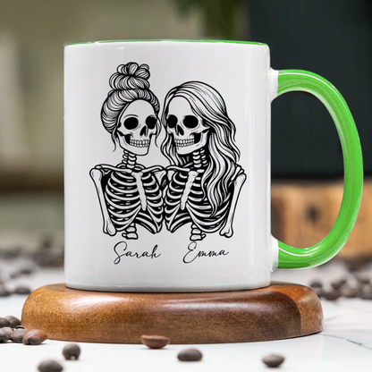 I Hope We're Friends Until We Die - Personalized Mug - Halloween Gift for Best Friends