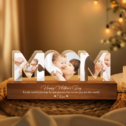 Custom Photo Happy Mother's Day LED Night Light