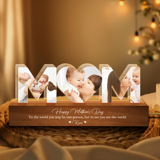 Custom Photo Happy Mother's Day LED Night Light