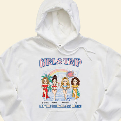 Let The Shenanigans Begin - Personalized Apparel - Gift For Besties, Summer Vacation LetTheShenanigansBegin-3.jpg