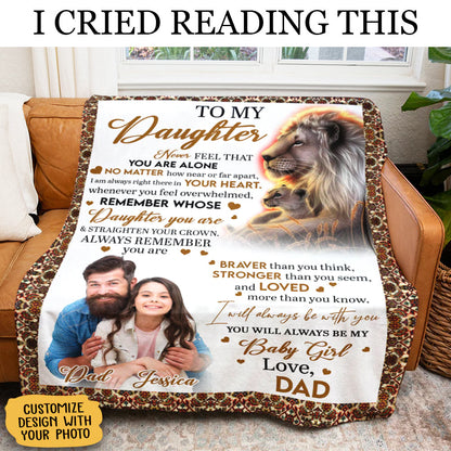 Lion Dad To My Daughter Blanket Gift For Daughter Lion_Dad_To_My_Daughter_Blanket_Gift_For_Daughter.jpg