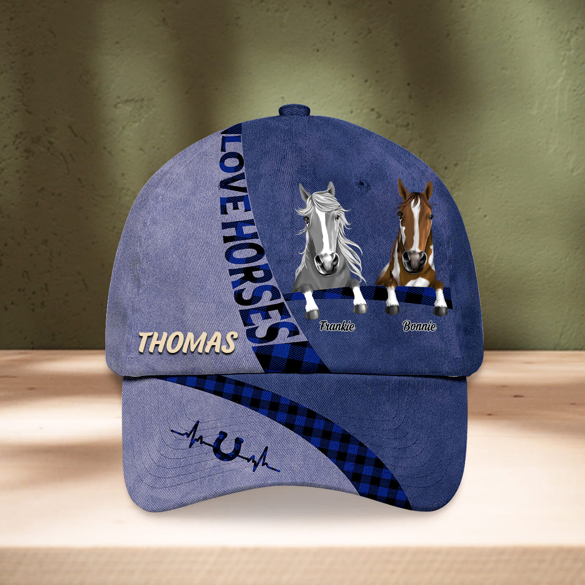 Love Horses - Personalized Classic Cap - Gift For Horse Lovers LoveHorses-2_1.jpg