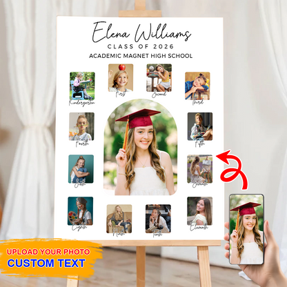 Graduation K-12 Graduation - Personalized Welcome Sign