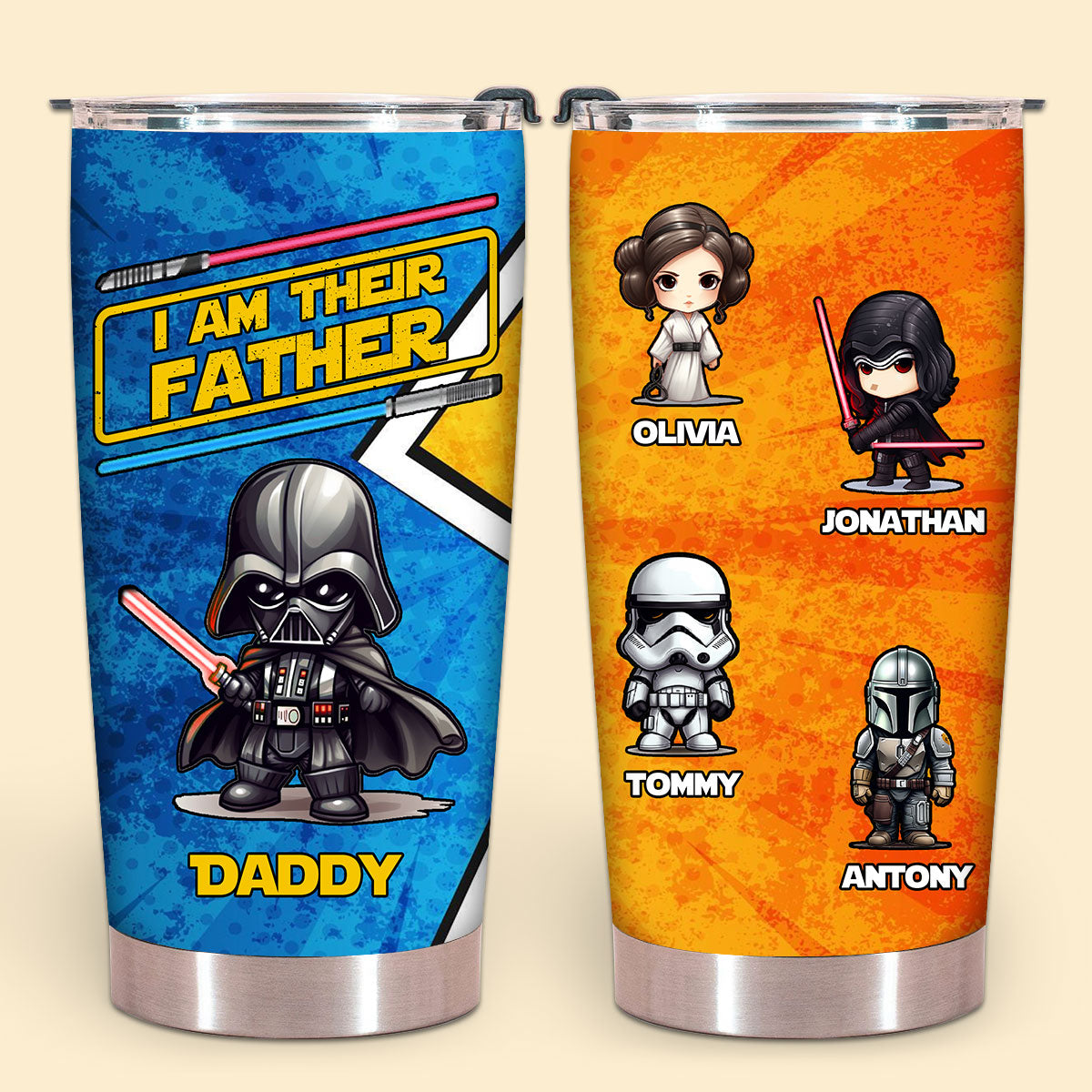 Personalized Tumbler Cups - I Am Their Father - Personalized Tumbler Gift For Dad, Father's Day, Birthday, Anniversary MOCKUP-1-DAD-3---TUMBLER----SW---I-AM-THEIR-FATHER.jpg
