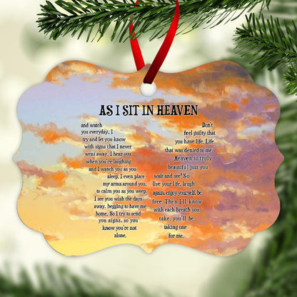 A Letter From Heaven - Personalized Ornament - Memorial Gift M_tSau.jpg