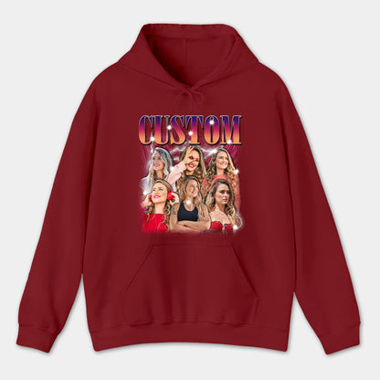 Custom Bootleg Rap Tee, Custom Photo - Vintage Graphic 90s Hoodie, 90s Style, Custom Photo Shirt, Gift For Girlfriend Maroon_c20db32d-35b6-4784-8df7-12f8bf51e5b4.jpg