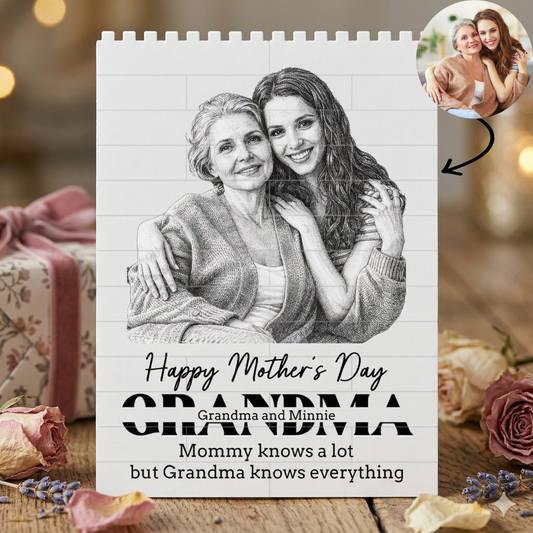 Custom Photo Happy Mother's Day Ever Building Block