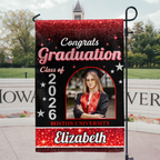 Class of 2026 Graduation Flags - Perfect Gift for Graduates - Graduation Decoration