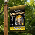 Class of 2026 Graduation Flags - Perfect Gift for Graduates - Graduation Decoration