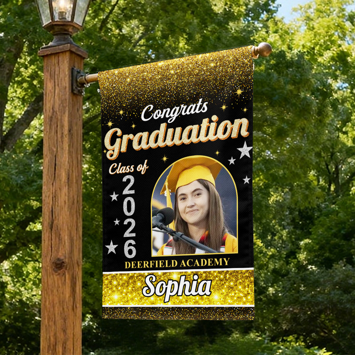 Class of 2026 Graduation Flags - Perfect Gift for Graduates - Graduation Decoration