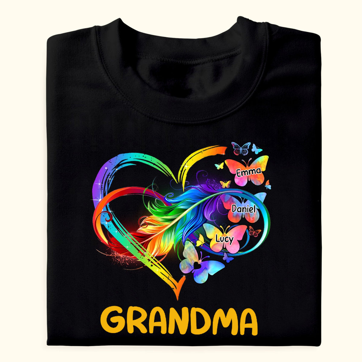 Grandma Grandkids Infinity Love Butterflies Rainbow - Personalized Shirt - Gift For Grandma, Mother's Day Mockup_26365871-eaea-4ad0-9926-672b37d46673.jpg