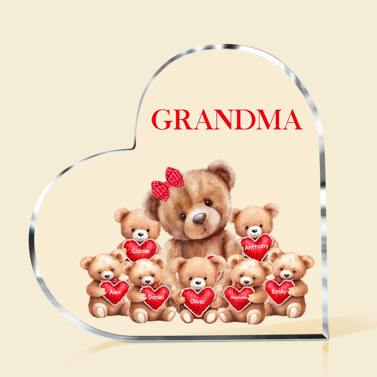 Mama Bear With Little Kids - Personalized Heart Shaped Acrylic Plaque - Gift For Grandma Mockup_f0a35b83-2328-49c6-912f-9221c2c2d3e6.jpg