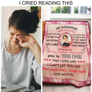 I May Not Get To See You - Personalized Blanket - Anniversary, Lovely Gift For Couple, Spouse My_wife_cried_reading_this.jpg