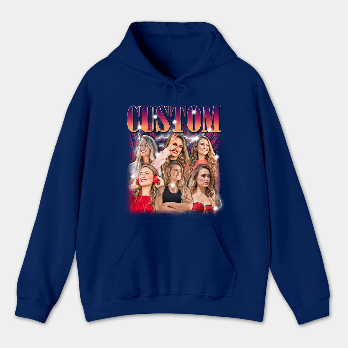 Custom Bootleg Rap Tee, Custom Photo - Vintage Graphic 90s Hoodie, 90s Style, Custom Photo Shirt, Gift For Girlfriend Navy_557e8d02-e958-4a0c-9b91-9b9d20dfb3c0.jpg
